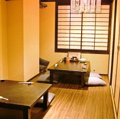 人目を気にしたくない方は「個室席」