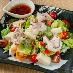 黒豚の温しゃぶと鹿児島冬野菜のサラダ
