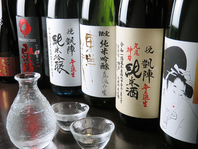 香川県の誇る地酒（凱陣、国重）などこだわりの日本酒！