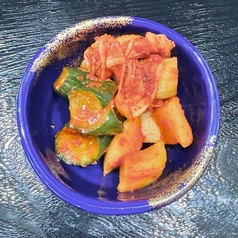 キムチの2種盛り