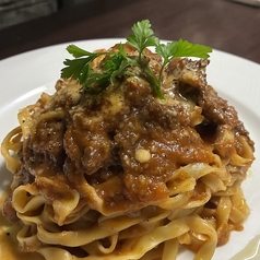牛ラグーのパスタ