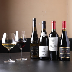 ワインやカクテルなど、ドリンクも充実♪