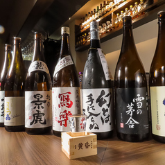 【種類豊富なお酒と厳選日本酒】