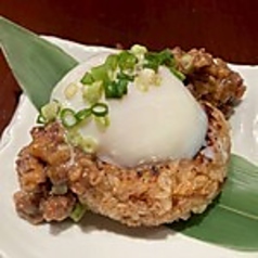焼きおにぎり 肉味噌&温玉