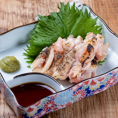 まずは生もの!鶏のたたき