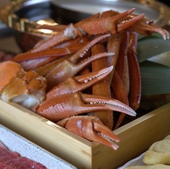 【100分食べ放題】ずわい蟹・牛肉豚肉しゃぶしゃぶ食べ放題