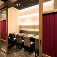 当店唯一の完全個室は最大12名様まで！オープンフロアから隔離された空間はプライベート感満載。お祝いをはじめ、節目の記念日などにぜひご利用くださいませ。※当日のご利用も可能ですが、予約を優先とさせていただきます。ご希望のお客様は是非お早めに店舗までお問い合わせください。