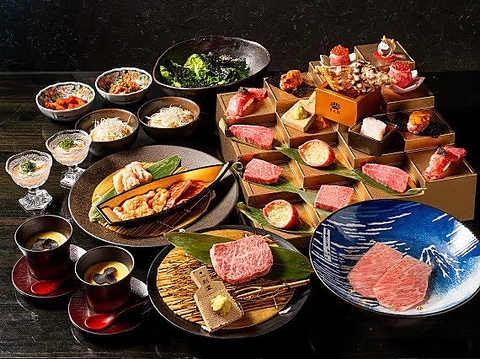 上質な個室で味わう一流の創作焼肉。極上神戸牛とA5黒毛和牛で至福のひとときを