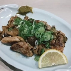 セセリとキノコの柚子胡椒炒め
