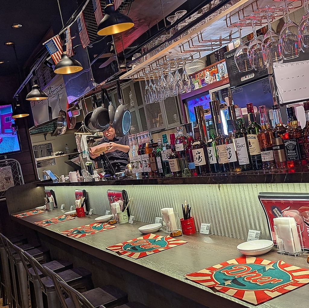 店内カウンター席！