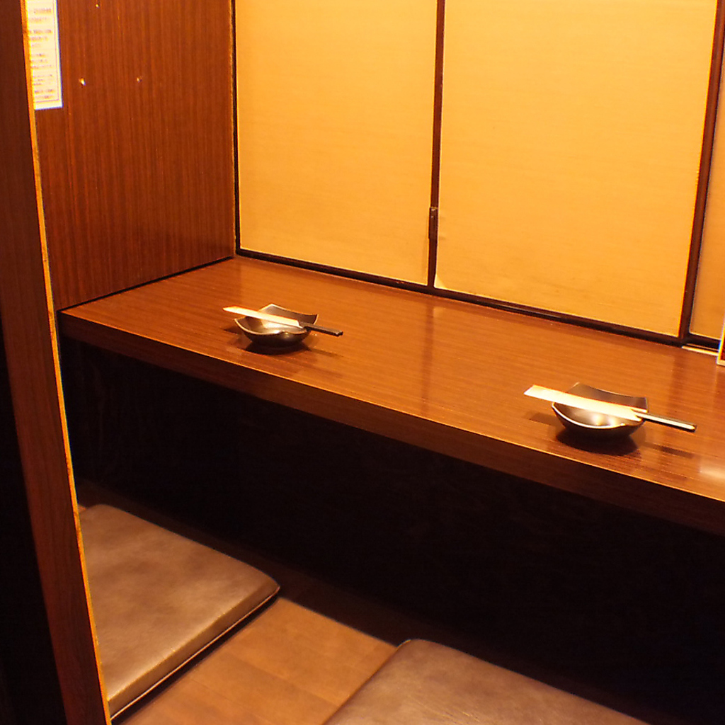 個室は2名様～対応。居酒屋デートにもおススメです♪