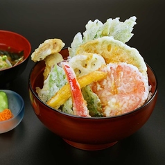 野菜たっぷり天丼