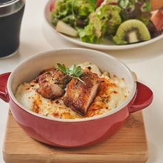 Aセット チキンクリームグラタンセット