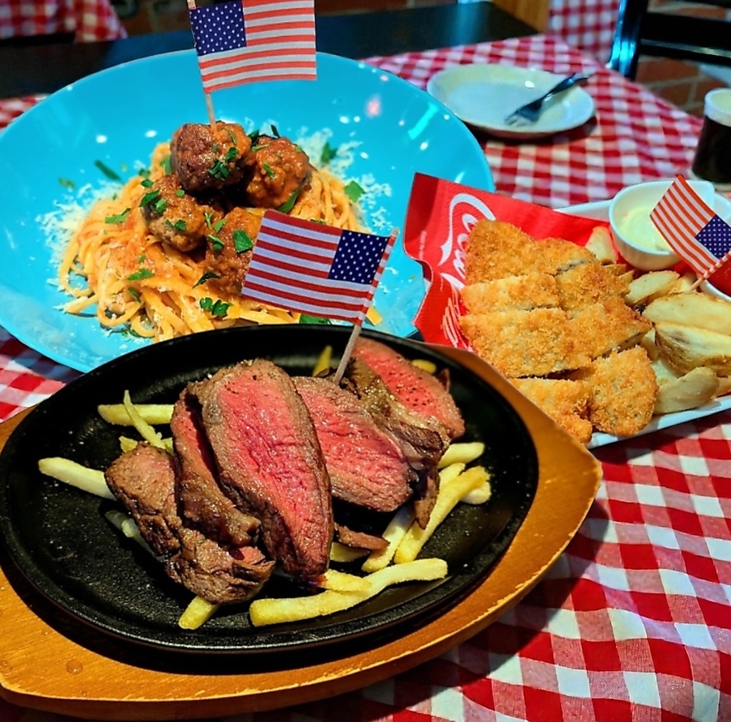 こだわりのアメリカンフード！