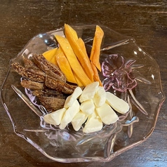 ドライフルーツとクリームチーズ