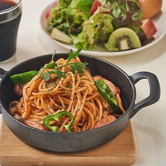 Bセット 鉄板ナポリタンパスタセット