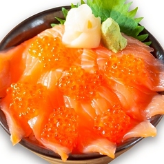生サーモンといくらの親子丼