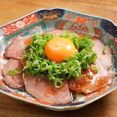 お肉屋さんの葱だくローストビーフ