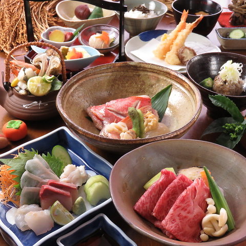 玉ゆらのこだわりの魚料理・日本料理を堪能♪贅を尽くした美食♪