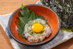 高知県産生しらす　どろめユッケ