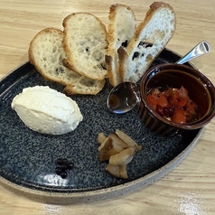 豆腐とクリームチーズのカナッペ 3種のトッピング添え