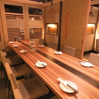 【全席個室★】テーブル・お座敷、用途に合わせた全個室