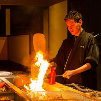 旬の食材を活かした炉端焼きとお造りの魅力◎
