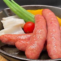 香取市産ソーセージと野菜のグリル