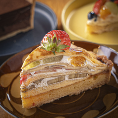 ミルクレープタルト カット