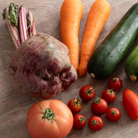 厳選された新鮮な季節のお野菜