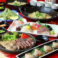 【熟れコース】熟成牛赤身×熟成魚4種<8品>2時間飲み放題◆6000円＜日・祝日限定！1時間延長無料♪＞の写真