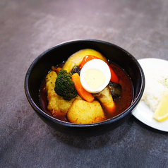 北大野菜とやわらかチキンのスープカレー