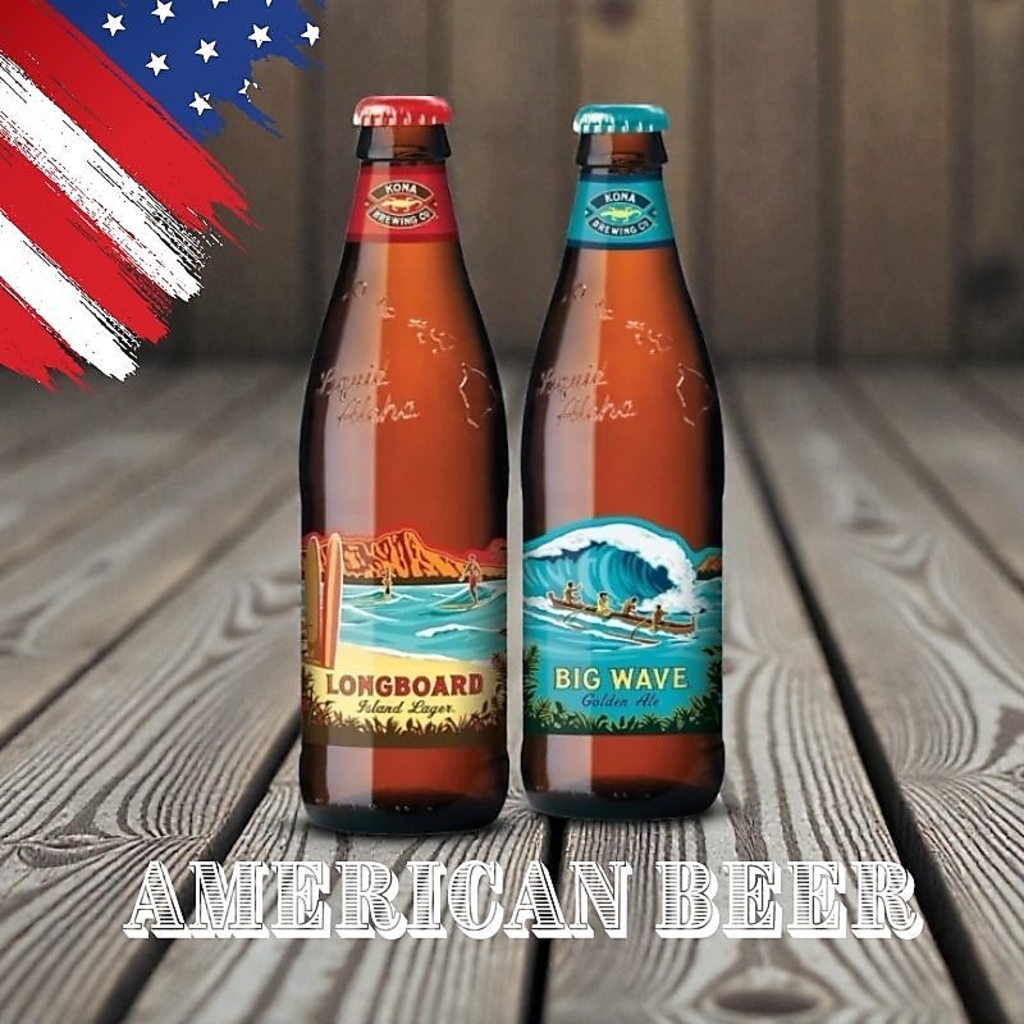 アメリカンビールも多種ご用意！