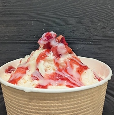 SNOWみるく　かき氷　の写真