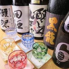 オススメ：とっておきの日本酒を各種取り揃えております