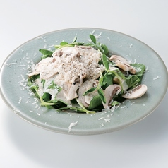 マッシュルームを使ったグリーンサラダ