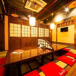 古民家を想わせる落ち着いた雰囲気の店内。