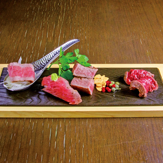 米沢牛　盛り合わせ　一人前盛り