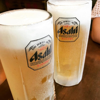 キンキンに冷えた生ビールで、至福のひとときを！