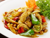 イカ野菜ちょい辛炒め☆840円（税別）
