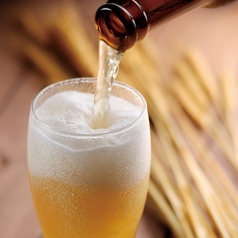 魚料理にぴったり◎爽快なビールで乾杯