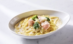 サーモンとブロッコリーのチーズクリーム