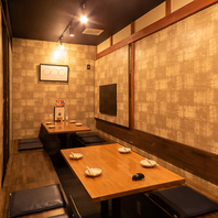 店内は全席個室！