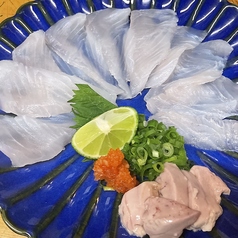 カワハギうす造り