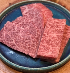 本日の霜降り肉盛り合わせ