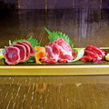 料理メニュー写真&nbsp;馬肉の三種盛り合わせ