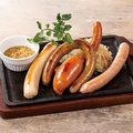 料理メニュー写真&nbsp;ソーセージ5種盛合せ