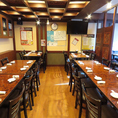フロア貸切のご利用も可能です。大人数のご予約も可能ですので、忘新年会や宴会に是非ご利用ください。