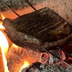 鴨ロース炭火焼き　ネギ塩レモン