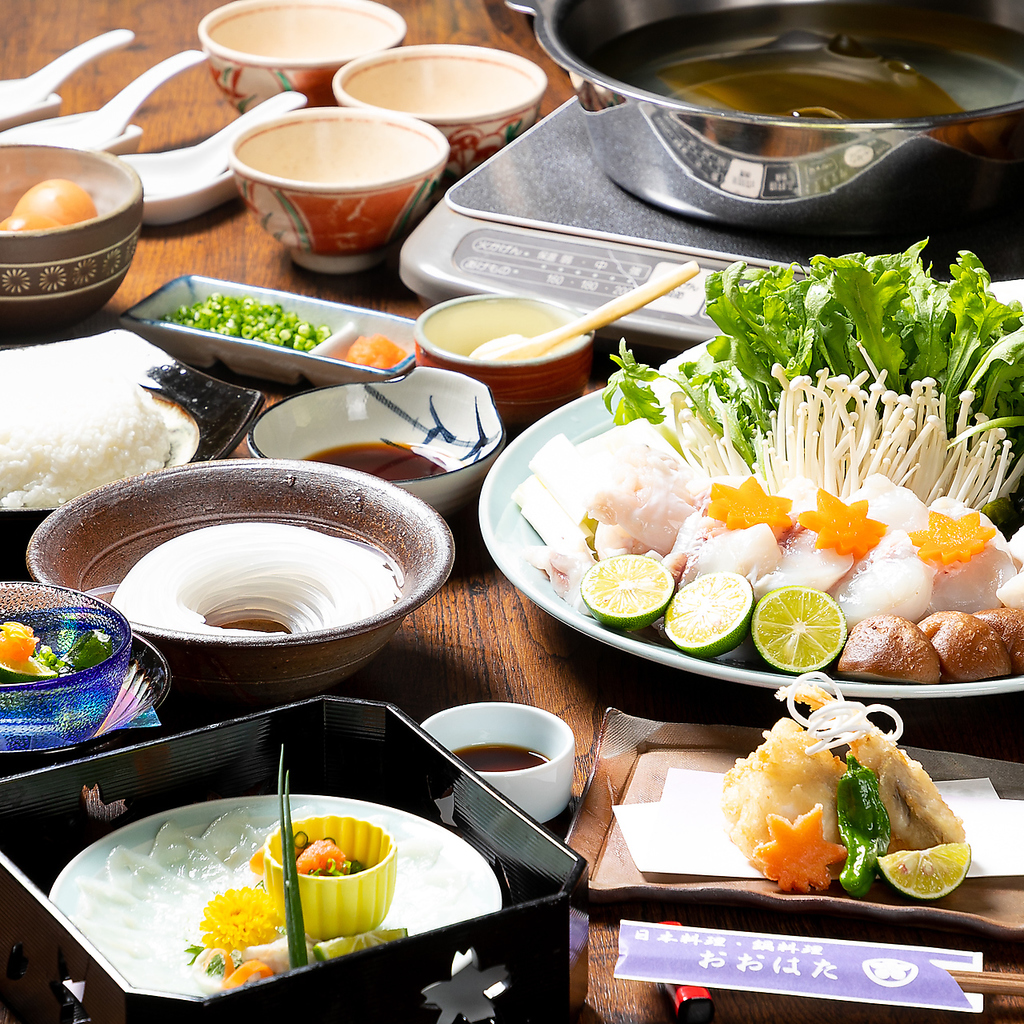 ◆季節の限定鍋”てっさ、てっちり鍋コース”◆